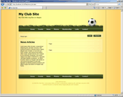   Club Web Site Starter Kit hosting